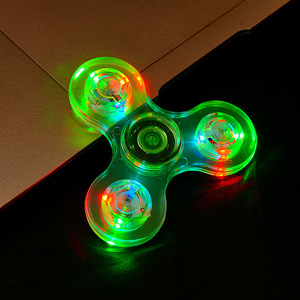 Crystal Gyro Gyro With Light Glow Dazzling Luminous Finger Between Children's <b>Toys</b> New Strange <b>Toys</b> - Product Image 2
