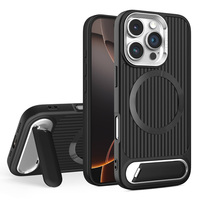 Étui de téléphone portable de luxe en couleur unie, ondulé, magnétique, effet mat, pour Samsung S26 Ultra S25 Plus S24 FE S23 S22 S21