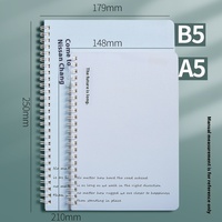 Cuaderno Espiral Simple para Estudiantes de Primaria, A5, Encuadernación en Espiral, Papel Grueso, 60 Hojas, Impresión Offset 4c, Aosen KBX-5640