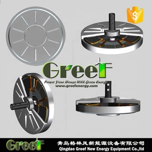 Generador de Imán de Flujo Axial sin Núcleo PMG 5KW 100RPM - Product Image 4