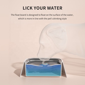 ELS Pet Road Refresher <strong>No</strong> <strong>Spill</strong> <strong>Dog</strong> <strong>Water</strong> <strong>Bowl</strong> Not Wet Mouth Wet Beard Pet <strong>Dog</strong> <strong>Bowl</strong> <strong>Water</strong> Splash Prevent Buoyant Force <strong>Bowl</strong> - Product Image 3