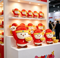 Boneka Dewa Kekayaan Lucu Karakter Festival Cina untuk Dekorasi Liburan Grosir Boneka Dewa Kekayaan