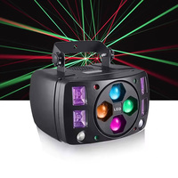 Lumière de fête QSE LED Butterfly Bee Eye, lumière disco avec laser stroboscopique