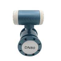 4-20mA Pulse Liquid 50Hz Electromagnetic Flow Meter DN50 2 Inch LCD Stainless Steel High Accuracy Water Fluid