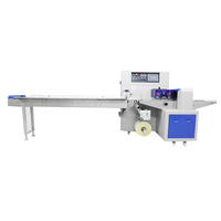 Machine d'emballage automatique multifonctionnelle pour oreillers, machine flow pack pour l'emballage d'aliments, de pain tranché, de biscuits et de petits pains