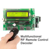 Décodeur de signal de télécommande RF multifonctionnel RX480E TX118SA 433MHz 315Mhz Module Testeur de code roulant 1527 2262 HCS HT