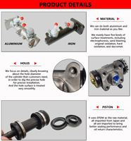 Bomba de Freno GDST OEM 58320-5K500 58330-5K500 58420-5K500 58430-5K500, Cilindro de Rueda de Freno para Hyundai County