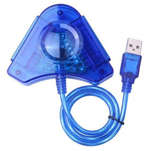 Câble adaptateur d'interface USB <span class=keywords><strong>2</strong></span>.0 PS PS2 vers PC pour manette PS2 <span class=keywords><strong>PSX</strong></span> vers PC, double contrôleur USB Playstation 2PC, manette de jeu USB - Product Image 4