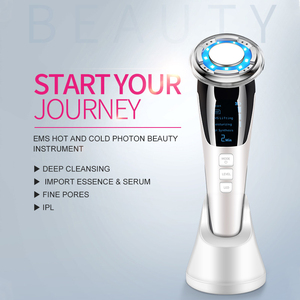 Appareil de beauté pour le <span class=keywords><strong>visage</strong></span> et le cou à lumière rouge, chaleur et vibrations, masseur facial, micro-courant, appareil de lifting du <span class=keywords><strong>visage</strong></span> pour la revitalisation de la peau - Product Image 2