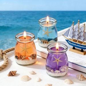 Cire de gel cristalline parfumée Océan, ambiance marine, décoration artisanale, souvenir créatif, bougie cadeau - Product Image 1