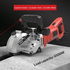 Machine à rainurer murale portative avec pompe à eau, sans poussière, largeur et profondeur réglables, pour béton et briques rouges, outil de coupe performant - Product Image 2