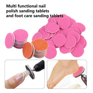 80 # ~ 240 # Grift 100 unids/caja banda de lijado de uñas con rodamiento manicura pedicura papeles de lijado de uñas para la eliminación de callos de piel muerta - Product Image 2