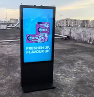 Fabrika Çıkışlı 49 İnç Dış Mekan Dokunmatik Ekranlı Dijital Tabela P4 Piksel Aralıklı Video Medya Reklamcılığı Alışveriş Merkezleri Perakende Mağazaları
