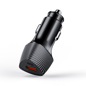 PUJIMAX 38W 5V/3A cargador teléfono soporte para coche cargador rápido inalámbrico 2 puertos USB tipo C cargador de coche QC3.0 para Iphone, Samsung, <span class=keywords><strong>Oppo</strong></span> - Product Image 3