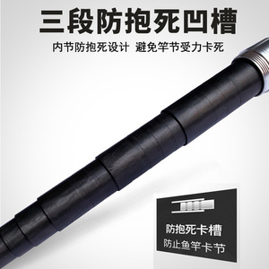 Canne à pêche Chenhu 1200 mm, action moyenne rapide, canne à carpe, canne à main de pêche taïwanaise, guides SIC, origine Weihai - Product Image 5