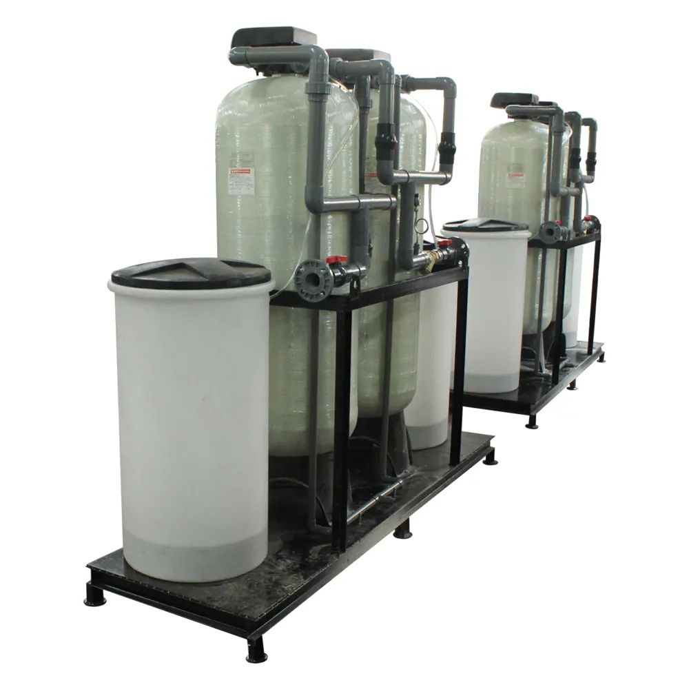 20,000LPH Salt and Resin Softening Water System for Fabric textile industries