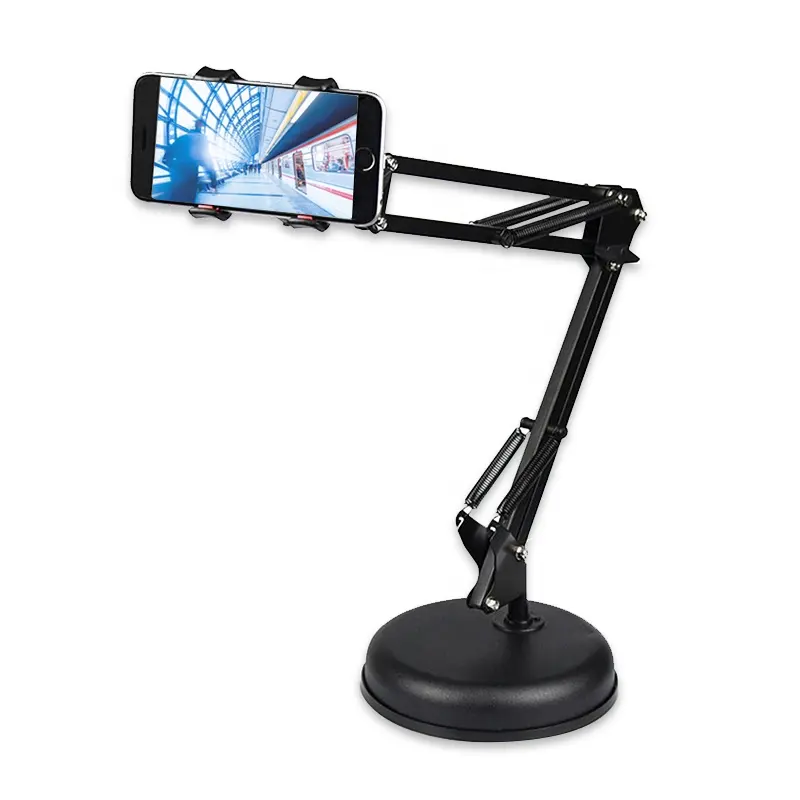 Desktop Aduro Solid-Grip Phone Holder Adjustable Universal Gooseneck Smartphone Stand