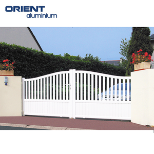 Portails coulissants en aluminium sur mesure, fabrication directe usine, OEM, durables, résistants à la rouille, pour allées, villas et jardins sécurisés - Product Image 1
