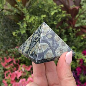 CRYSTALHOLA - Torre de Cristal de Jaspe Kambaba Verde de Alta Calidad, Tendencia de Moda, Piedra Natural - Product Image 2