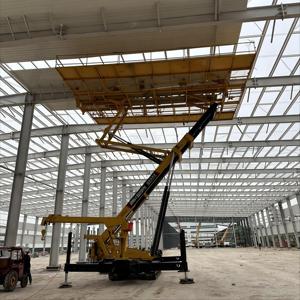 Plataforma Elevadora de Tijera Autopropulsada a Precio de Fábrica, Plataforma Móvil de 18.5M 8T para Trabajo Aéreo en Almacenes y Talleres - Product Image 6