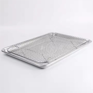 Bakery Metal Professional Airflow <strong>Cooling</strong> Baking Tray <strong>Rack</strong> for Bread Pizza Cookie - Product Image 2