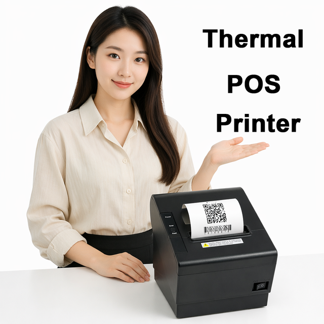 80mm Thermal POS Receipt Printer with Auto Cutter Cash Drawer Wireless Bluetooth USB Wifi Invoice Printer