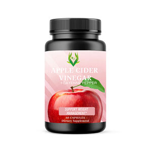 2-in-1 Digestive & Weight Support Apple Cider Vinegar Capsules with Cayenne Pepper Gut Health Energy Metabolism Support Capsules - Product Image 1