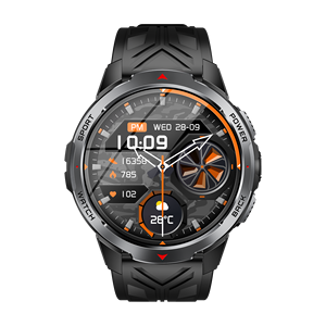 1.7 inch Màn hình HD lớn ngoài trời Smartwatch 35 ngày Tuổi thọ pin la bàn theo dõi sức khỏe IP68 không thấm nước kt88 Đồng hồ thông minh - Product Image 3