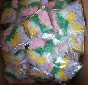 2026 Populaire Chouchou en dentelle plissée en maille douce pour fille, Accessoire capillaire pour enfants, Filet à cheveux en maille pour chignon - Product Image 5