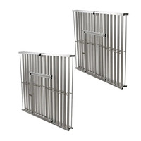 Cage de transport 6-en-1 en alliage d'aluminium pour chiens - Chariot professionnel pliable pour animaux de compagnie, table de toilettage et chariot de transport pour l'entraînement et les expositions