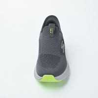 Chaussures de marche pour hommes, style baskets à enfiler, en maille respirante Fly Knit, légères, confortables, décontractées, antidérapantes, faciles à mettre et à enlever