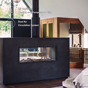 Chimenea de Gas Moderna Personalizable MEISU.CH con Sensor, Calentador <span class=keywords><strong>y</strong></span> Horno con <span class=keywords><strong>Conductos</strong></span> - Product Image 3