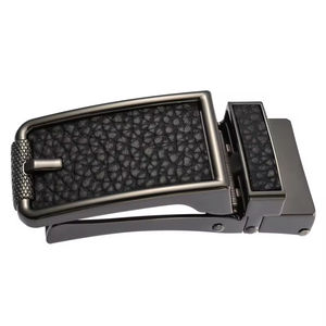 เข็มขัดหนังผู้ชาย LY33-32318 ผลิตตามสั่ง ขายส่ง หัวเข็มขัดอัตโนมัติแบบกด หัวเข็มขัดซิงค์  พร้อมสลักโลโก้ด้วยเลเซอร์ - Product Image 5