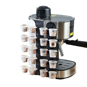 Estante Metálico de un Solo Nivel para Cápsulas de Café con Caja de Almacenamiento para Máquinas de Café - Product Image 2