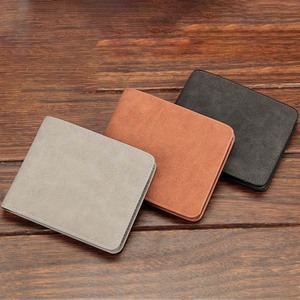 Fabricación de buena calidad de lujo Vintage corto monedero Pu cuero hombres cartera - Product Image 6