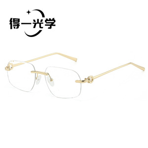 Frameless Metal <b>Sunglasses</b> UV400 Type 3 Unisex Lightweight Sun Protection - Product Image 5