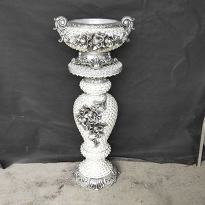 Vente chaude, fabrication chinoise, personnalisation directe, décoration de <span class=keywords><strong>maison</strong></span> en fibre, articles de décoration pour la <span class=keywords><strong>maison</strong></span>, support de décoration de luxe pour la <span class=keywords><strong>maison</strong></span>, pot de fleurs - Product Image 2