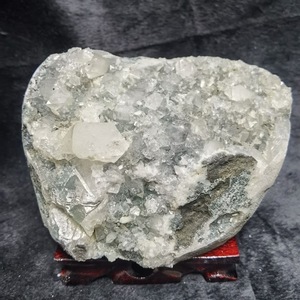 Hot Sale Natural Apophyllite Stilbite Zeolite Cluster Druzy Quartz Geode Specimen Rough Healing Crystal Gemstone Home Decor - Product Image 6