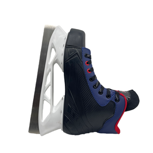 Prix de gros usine – Équipement de patinage de bandy d'hiver, chaussures de hockey sur glace noires pour équipes de bandy - Product Image 5