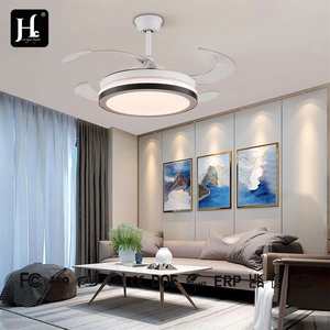 42-inch modern <b>ceiling</b> fan telescopic <b>ceiling</b> fan with LED <b>light</b> and <b>remote</b> <b>control</b> - Product Image 3