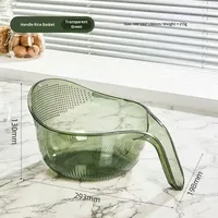 Panier à légumes/riz multifonctionnel et durable avec poignée Outil de vidange en plastique pour évier de cuisine