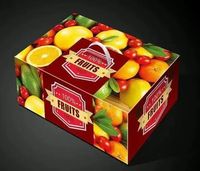 Großvolumige Kommerzielle Obst- und Gemüse-Transportverpackung Wellpappe Transportbox