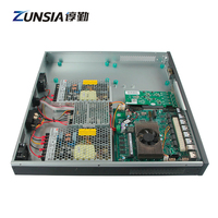Zunsia 11ème génération Core I3 I5 I7 1U châssis de serveur en rack 6 Lan 2 * PSU DDR4 M.2 SSD Pfsense pare-feu appareil Mini PC 1u boîtier de serveur