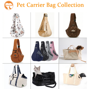 Sac de transport pour animaux de compagnie en velours côtelé brodé cœur, personnalisé OEM, avec laisse, pour chien, mains libres, petit sac de voyage pour chat, sac de promenade - Product Image 4