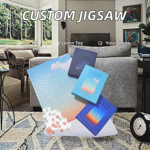 Tùy Chỉnh 1000 Mảnh Rompe Cabezas Ghép Hình Câu Đố Cá Nhân DIY Logo Giáo Dục Đồ Chơi Người Lớn <span class=keywords><strong>Matte</strong></span>/Cán Bóng Giấy - Product Image 3