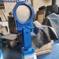 Vanne à vanne bidirectionnelle en fonte ductile DN200 avec actionneur pneumatique