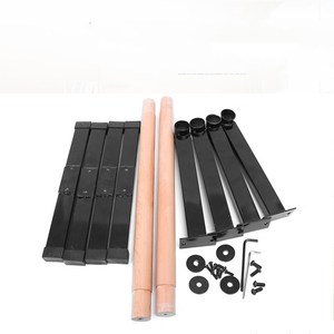 Utilisation commerciale vente chaude Dip Push up Stand manche en bois Gym Equalzer Paralettes en bois - Product Image 2