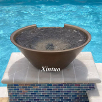 Maß gefertigter Brunnen brunnen aus Bronze für den Pool