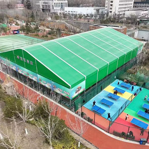 18.5x35m 18.5x40m polygone blanc tente de mariage personnalisé <span class=keywords><strong>barnum</strong></span> événements décor équipement salle mobile tentes de sport de plein air bache mariage - Product Image 1