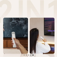 Microphone sans fil Pure Mic pour Karaoké et Télécommande TV, Microphone portable sans fil pour TV, Appareil intelligent pour la maison